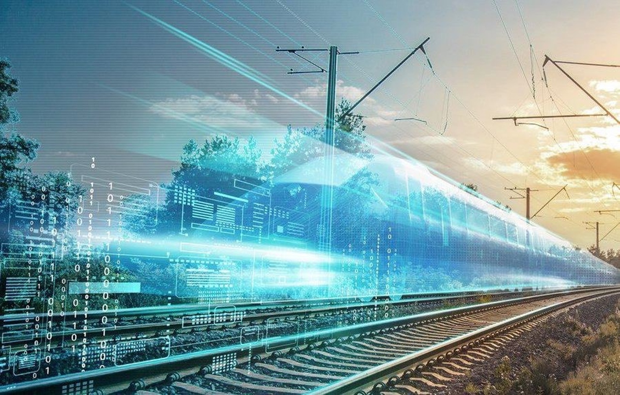 Будущее ис. Цифровая железная дорога. Будущее железных дорог. ЖД будущего. Железная дорога абстракция.